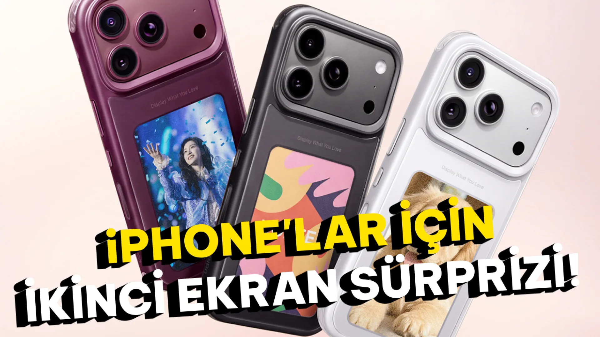 iPhone'lar için bataryasız çalışan E-ink ekranlı kılıf tanıtıldı