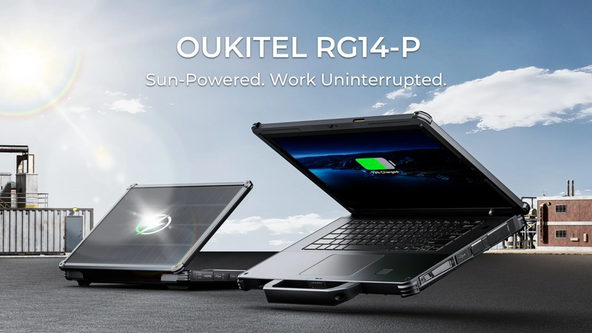 Oukitel sınırları zorluyor: Güneş panelli laptop ve dayanıklı endüstriyel tablet geliyor