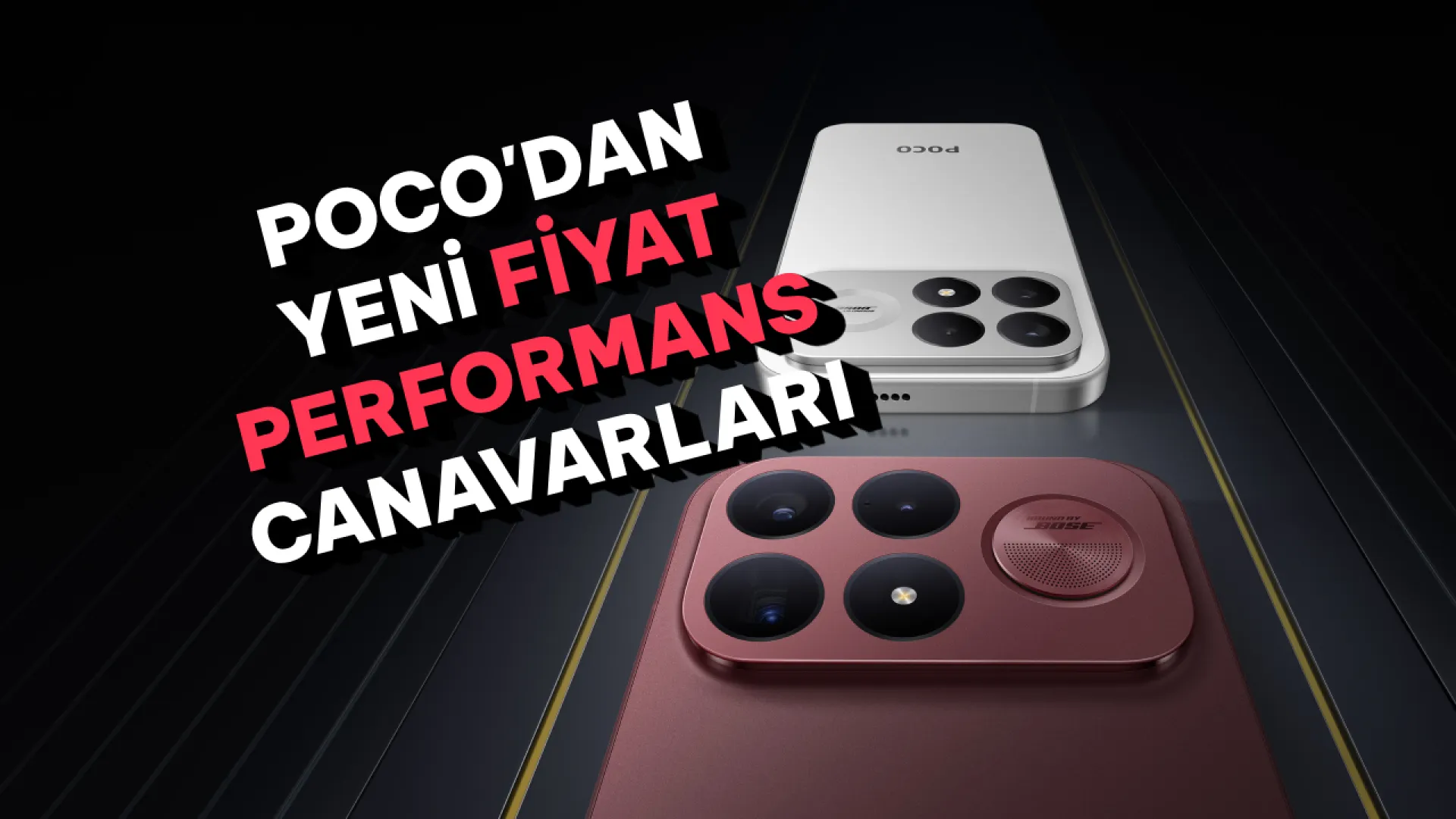 Türkiye'de de satılacak POCO F9 serisi iddialı geliyor!