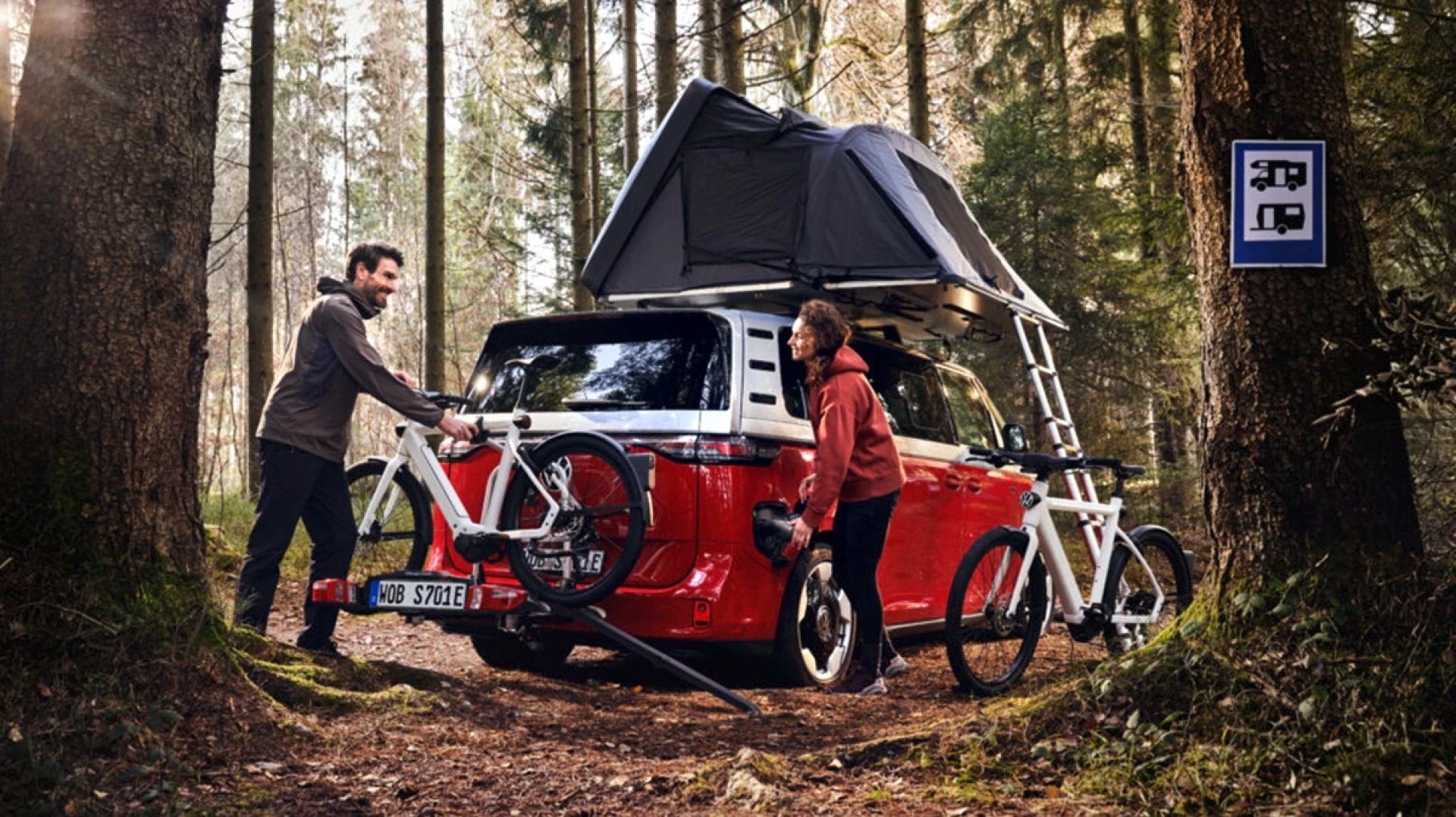 Volkswagen'den Geri Görüş Kameralı Elektrikli Bisiklet