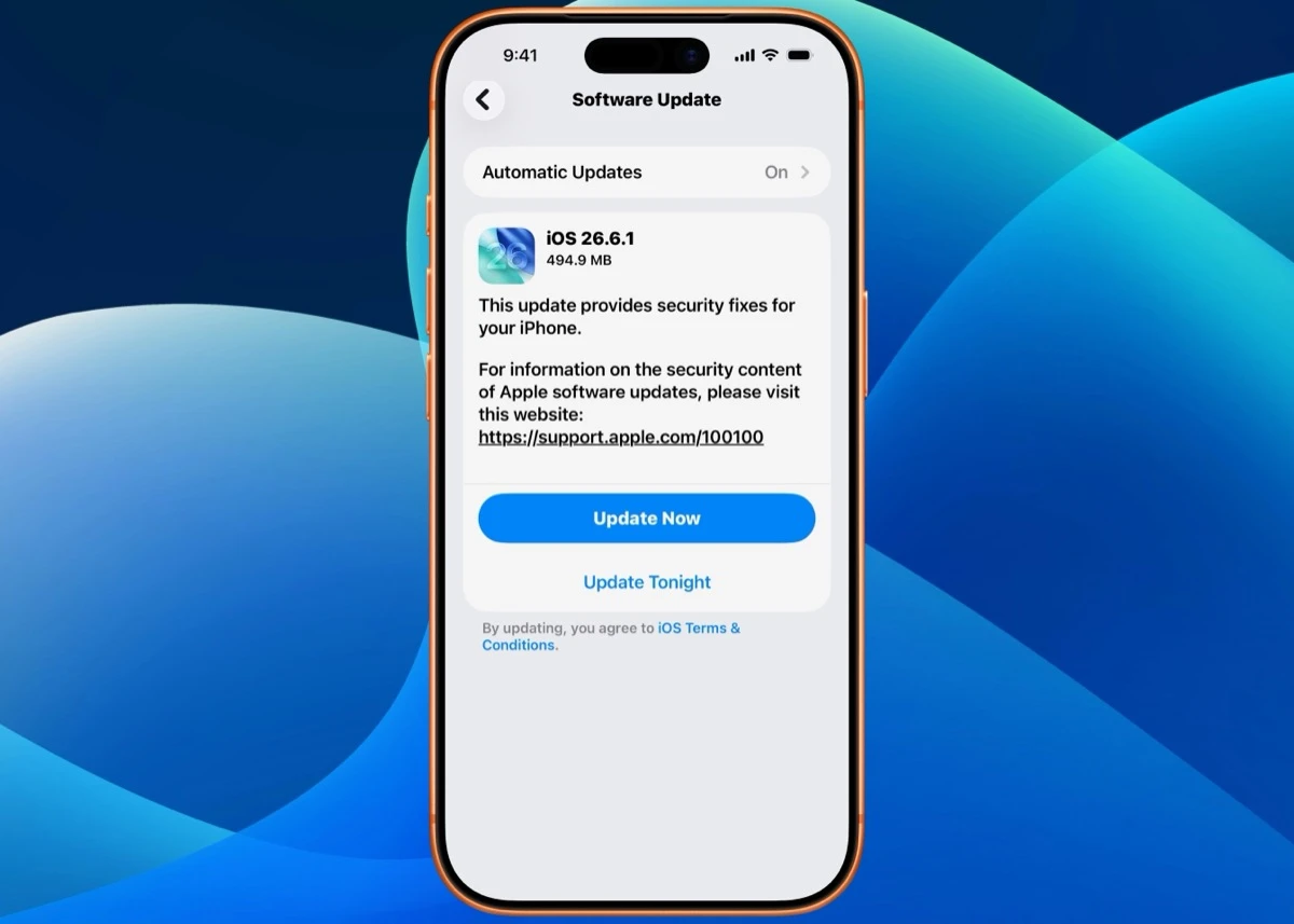 iOS 26.6.1 güncellemesi