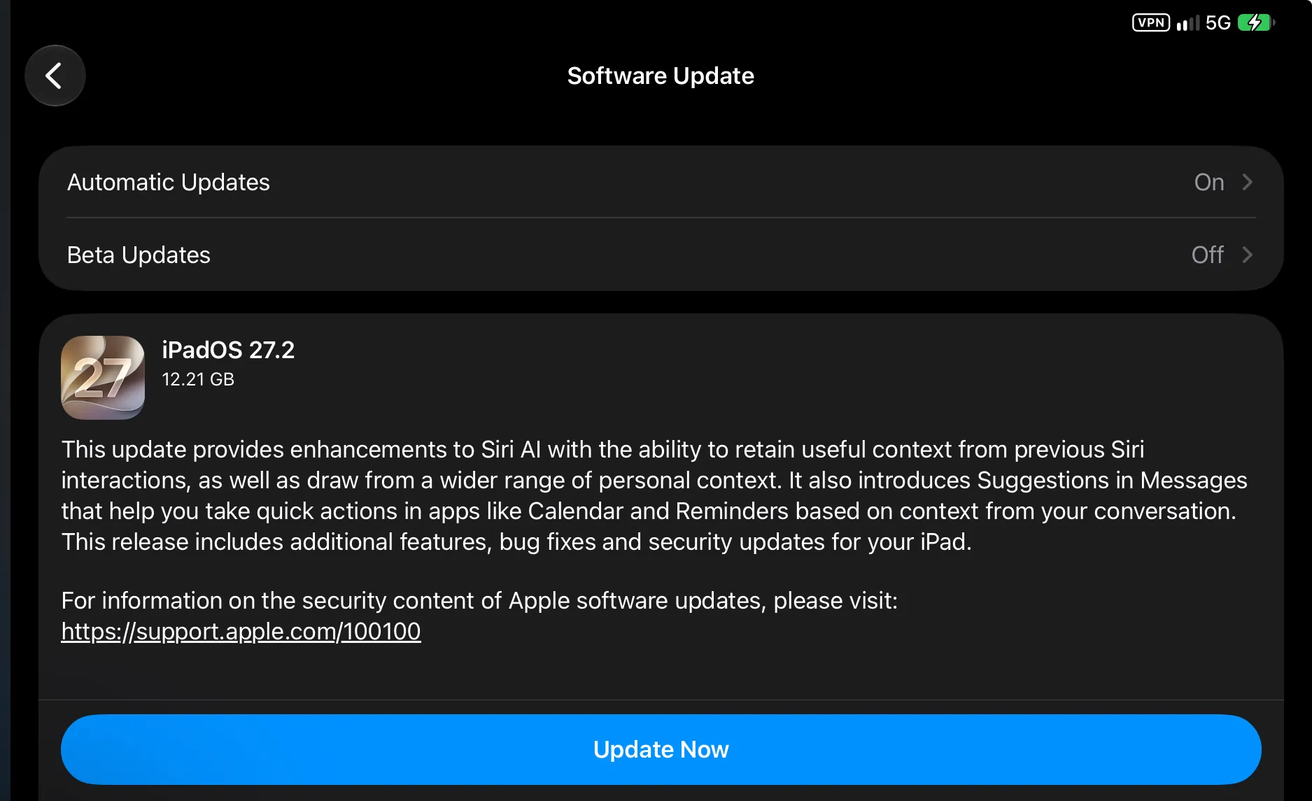 iPadOS 27.2