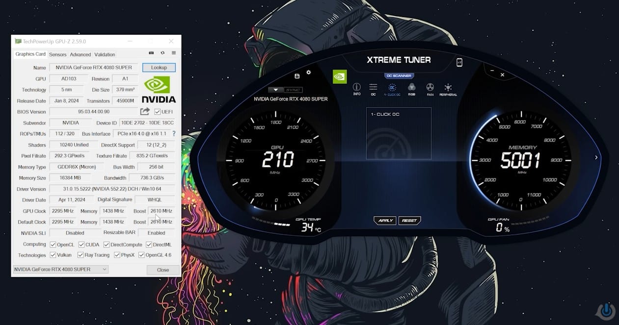 Galax RTX 4080 SUPER SG