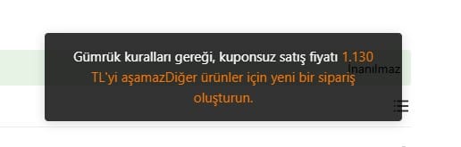 Temu alışveriş limiti