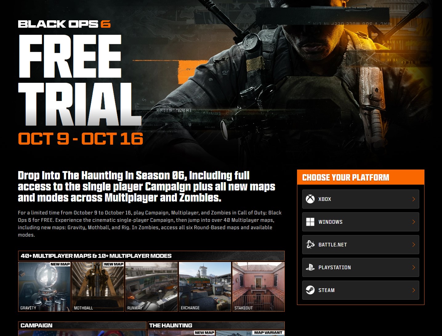 Call of Duty Black Ops 6 ücretsiz