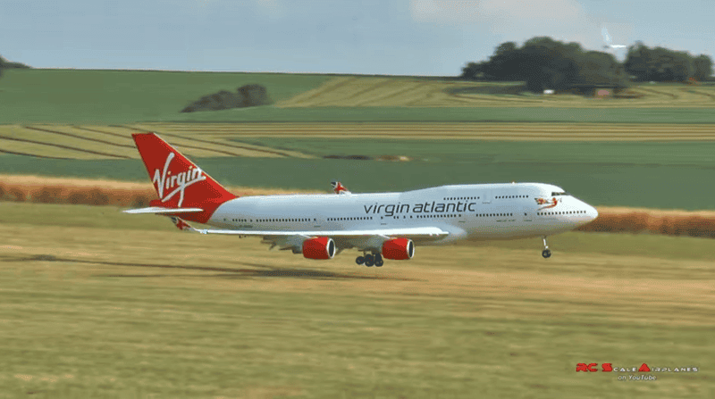 Model Uçak Boeing 747-400 Görenleri Büyüledi