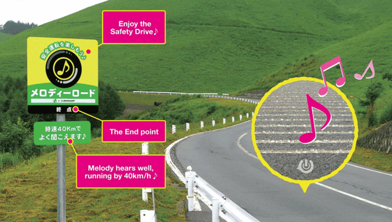 Japonlar Trafik Kazalarına Karşı Melodili Yol Yaptı