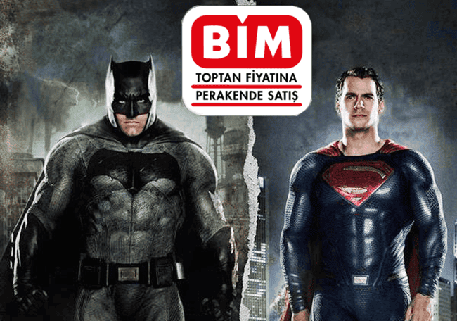 BİM'de Batman vs Superman Orjinal Ürünleri Satışa Çıkıyor
