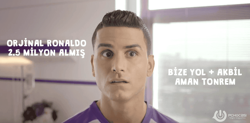 Türk Telekom Reklamına Orjinali Gitti Yerine Adanalı Ronaldo Geldi