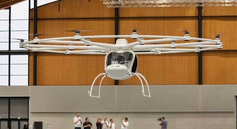 18 Pervanesi İle Drone'lar Artık İnsan Taşıyor