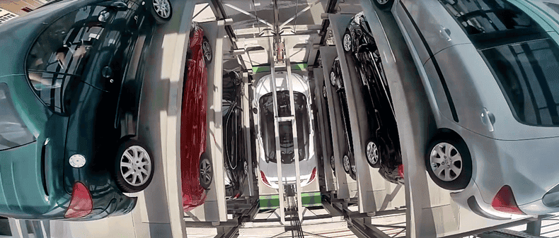 Robotik (Akıllı) Otopark Sistemi Balıkesir'de Kullanılmaya Başlandı