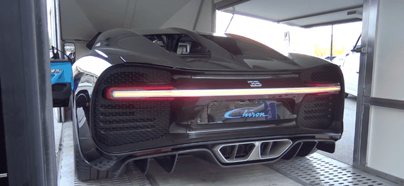 Bugatti Chiron Motor Sesi ve Kükreyişi