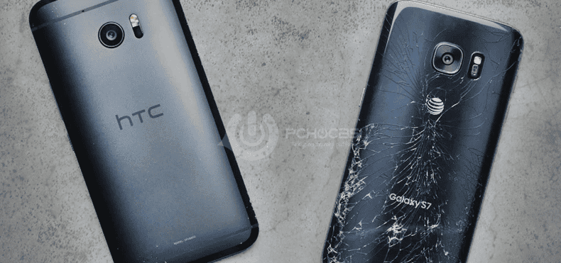 Samsung Galaxy S7 ve HTC 10 Drop Testi