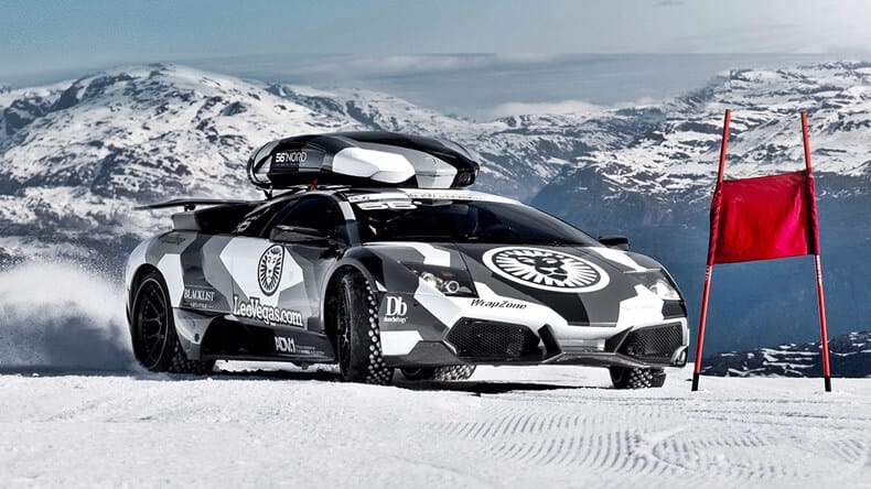 Karda Lamborghini Murcielago LP 640 Performansı