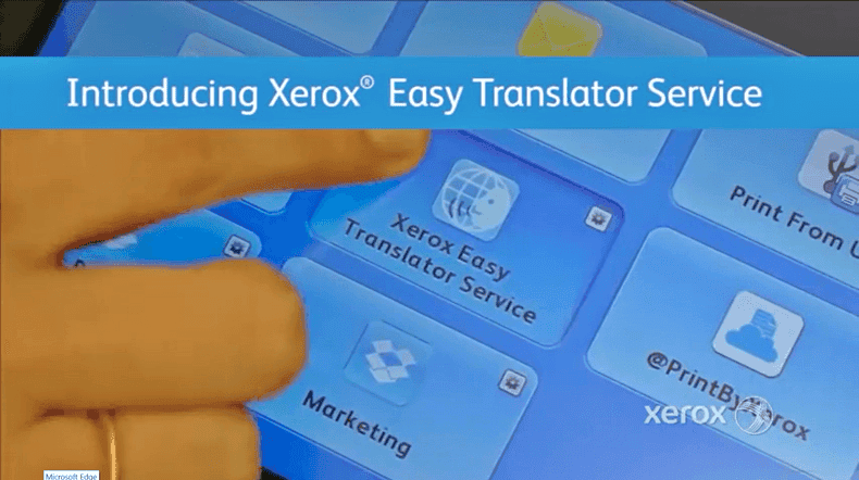 Xerox Yeni Çeviri Yapabilen Baskı Cihazını Duyurdu