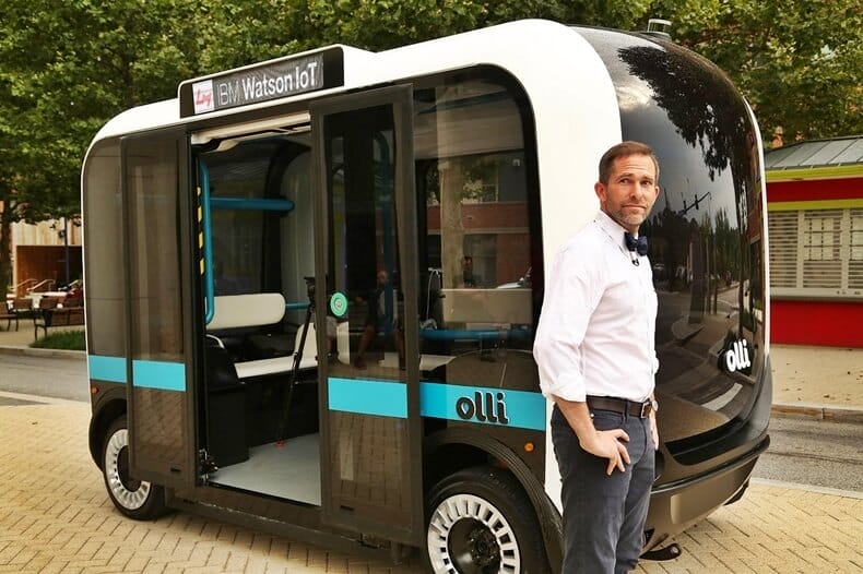 Sürücüsüz Minibüs: IBM Olli