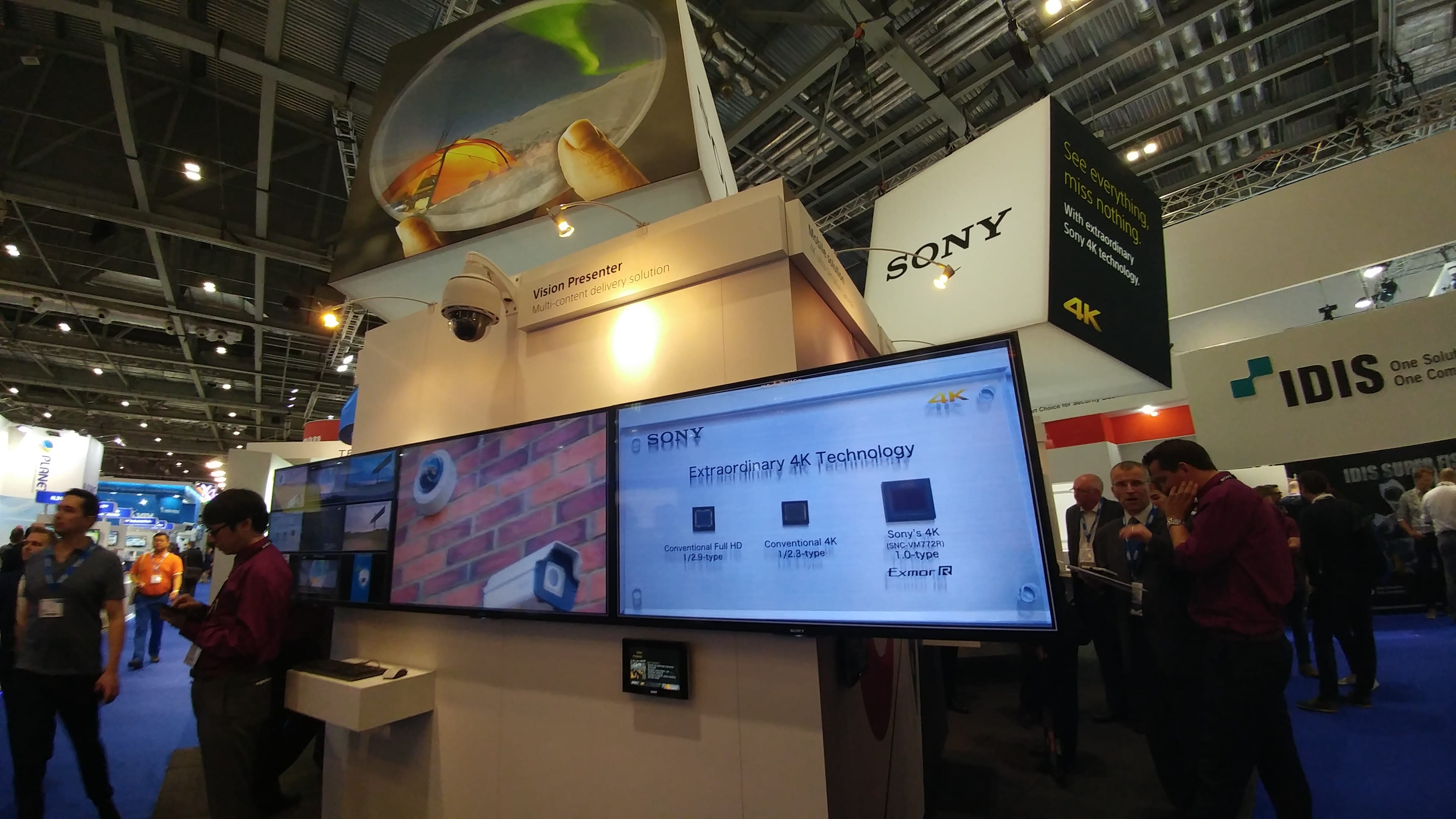 Sony,4K görüntüleme ve sunum çözümlerini IFSEC 2016'da sergiledi