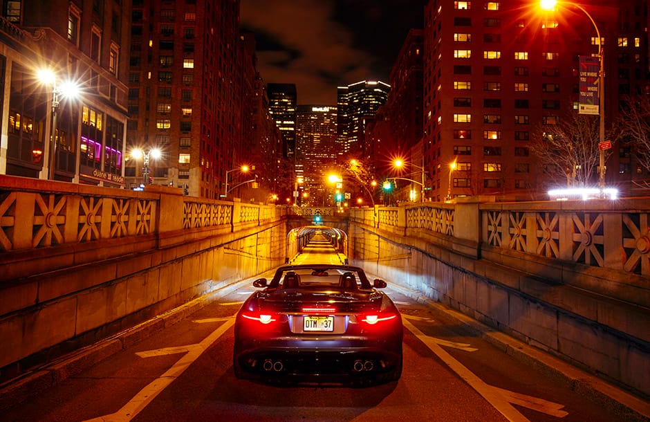 Jaguar F-TYPE SVR, Park Avenue Tüneli'nde Ses Testi Gerçekleştirdi