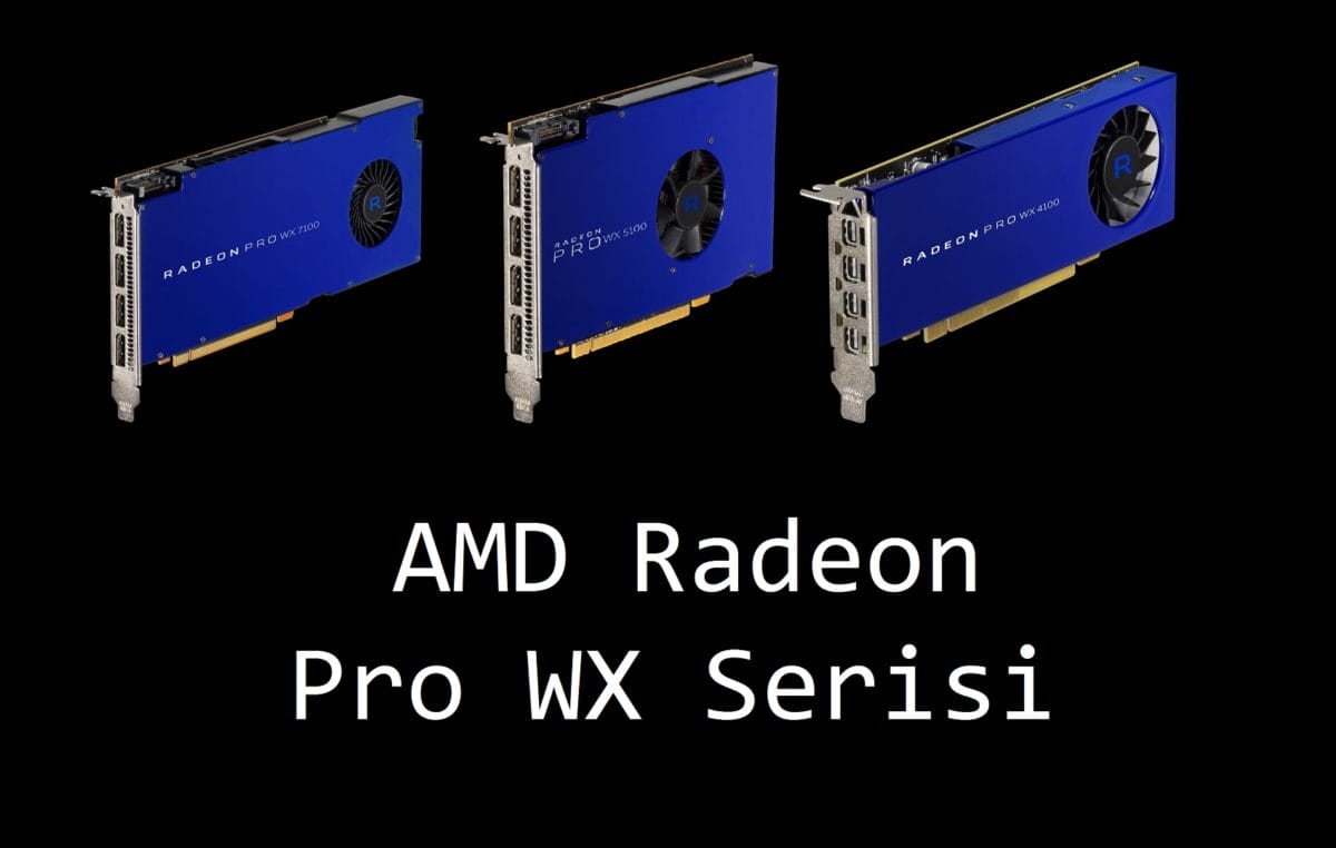 AMD Radeon Pro WX Serisini Tanıttı