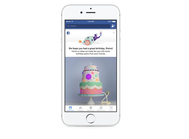 Facebook’tan yeni doğum günü videosu!