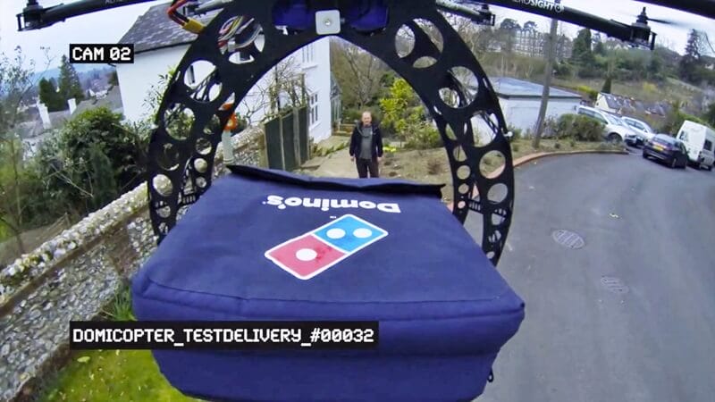 Dominos Pizza Teslimatları Artık Drone İle Yapılacak