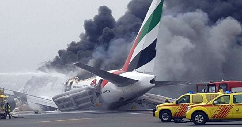 Emirates Havayolları Uçağının Yakıt Deposu Patladı