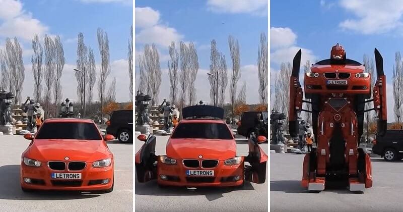Türk Mühendisler BMW'den Transformers Robotu Yaptı