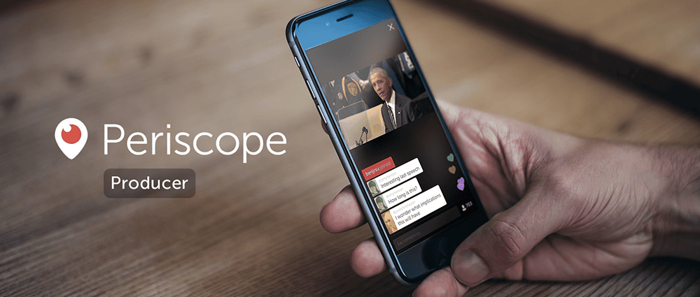 Periscope; Producer İle Videoları Yüksek Kalitede Canlı Yayınlayacak