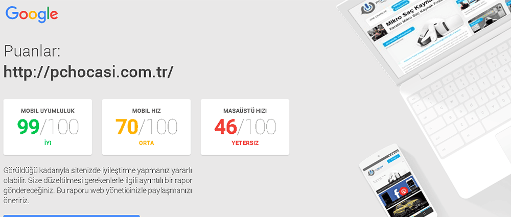 Google Test My Site Mobil Web Sitesi Hız Testi Aracı Yayınlandı!