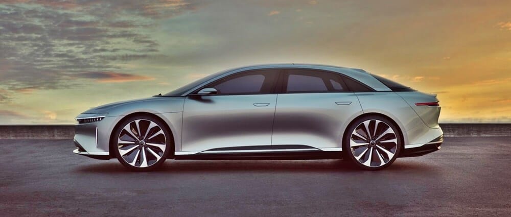 1000 beygir güce sahip Lucid Air adında elektrikli otomobil üretildi
