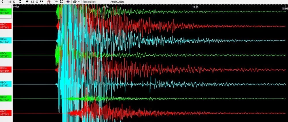 Denizin Dibinde 5.7 Şiddetinde Deprem Görüntülendi