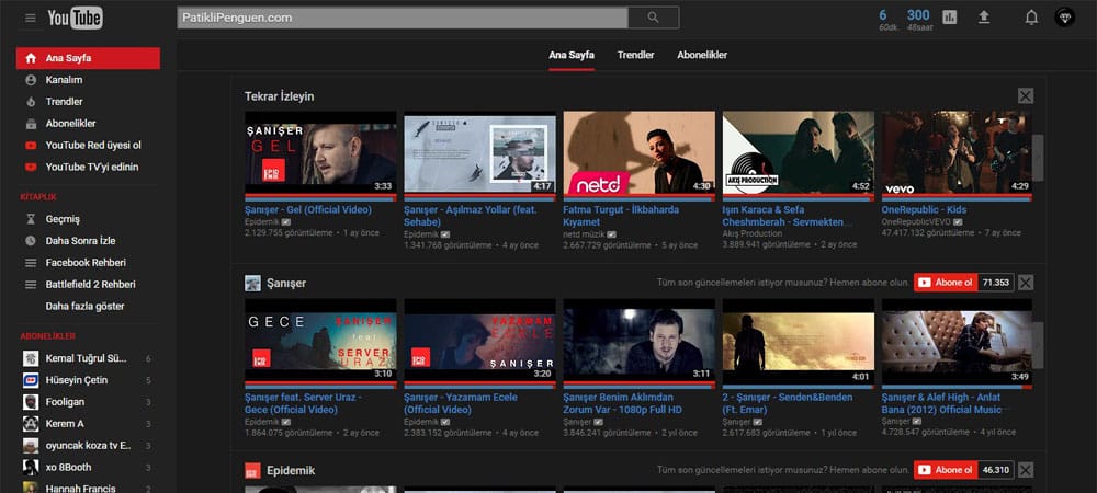 Youtube'a Gözlerinizi Rahatlatacak Gece Modu Özelliği!