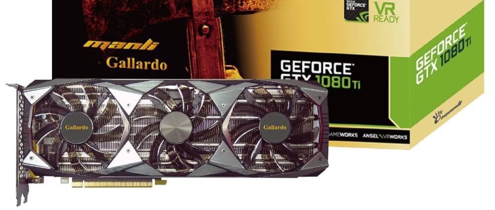 Manli GeForce GTX 1080Ti Gallardo Ekran Kartını Duyurdu