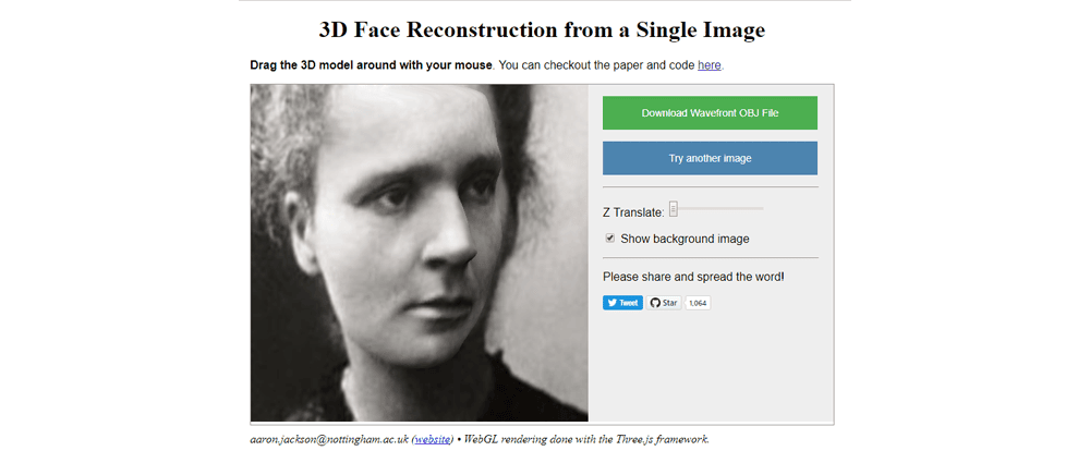 Tek Bir Yapay Zeka Aracıyla Yüzünüzü 3 Boyutlu Yapabilirsiniz