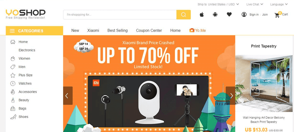 YoShop Flash Sale İndirimlerinde Neler Var ?