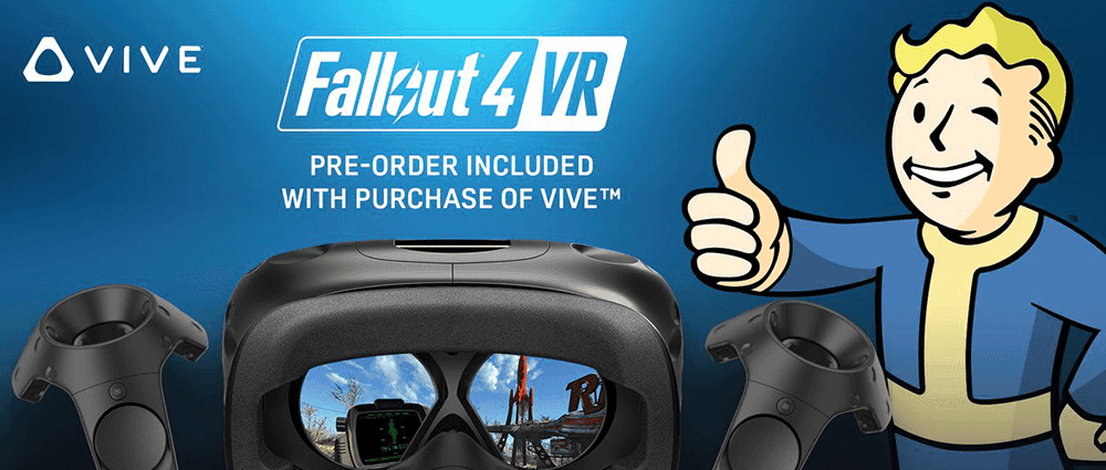 Yeni HTC Vive Alıcılarına Ücretsiz Fallout 4 VR
