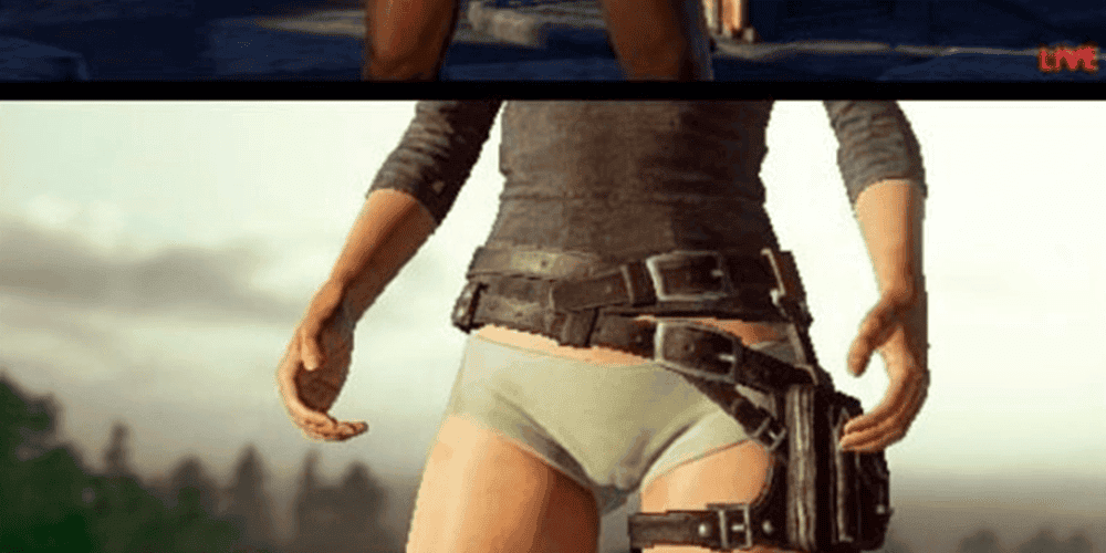 PUBG'ye Yeni Gelen ve Cinsel Organı Belli Olan Kadın Modeller Tepki Aldı