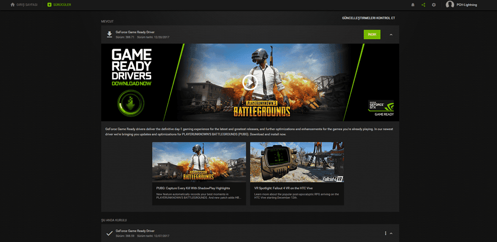 NVIDIA PUBG İçin Özel Güncelleme Yayınlandı