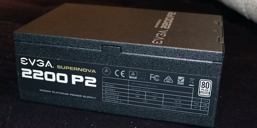 EVGA 2200W 80+ Platinum PSU Modelini CES 2018'de Duyurdu