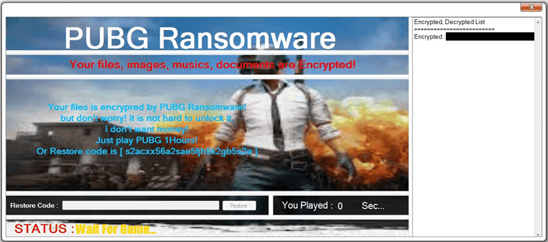 Verilerinizi Kurtarmak İçin: PUBG Oynayın!