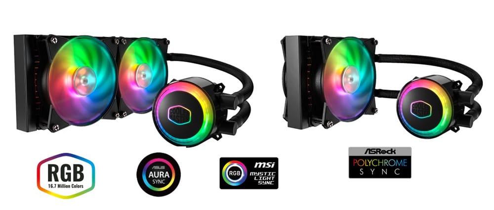 Cooler Master MasterLiquid ML240R RGB ve  Ml120R RGB Sıvı Soğutucuları Tanıttı!