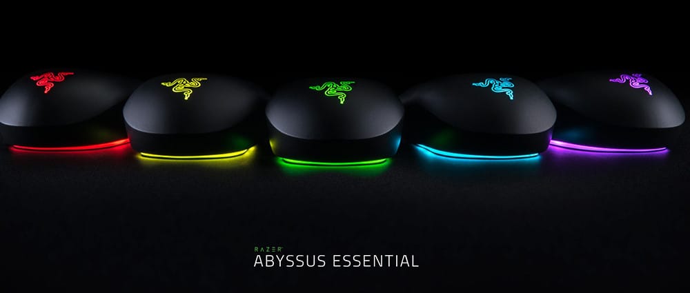 Razer Chroma Aydınlatmalı Giriş Seviyesi Oyuncu Faresi Abyssus Essential!