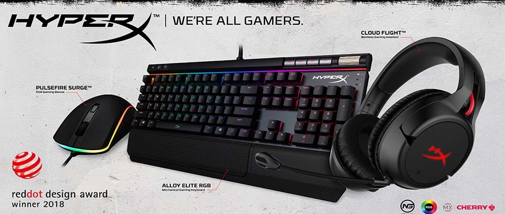 HyperX Üç Tane 2018 Red Dot Ödülü Kazandı