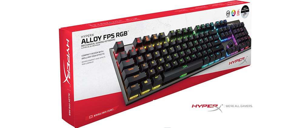 Yeni HyperX Alloy FPS RGB Mekanik Oyuncu Klavyesi