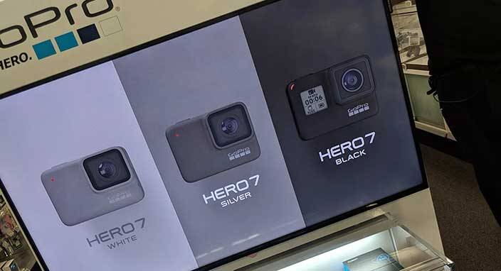 GoPro'nun Yeni Kamerası Hero 7 Bir Mağaza Ekranında Görüldü?