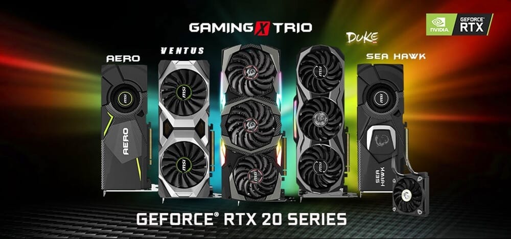 MSI RTX 2070 Gaming, DUKE, Armor ve AERO Serisi Sızdırıldı
