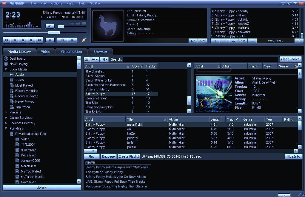 Winamp Tekrar Küllerinden Doğuyor