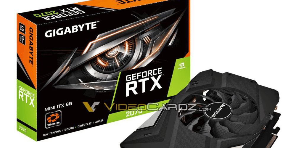 Gigabyte Mini ITX RTX 2070 Ekran Kartını Duyurdu