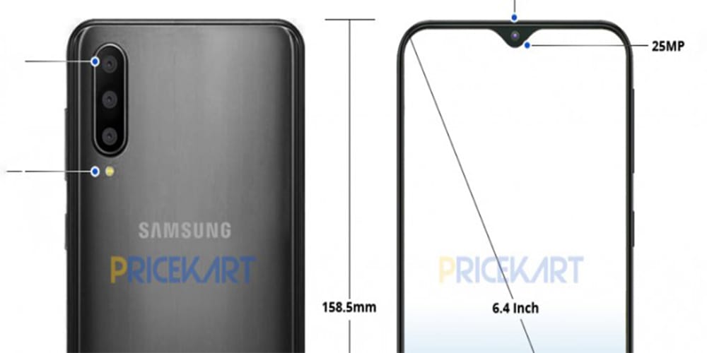 Samsung Galaxy A50'nin Render Görüntüleri Ortaya Çıktı