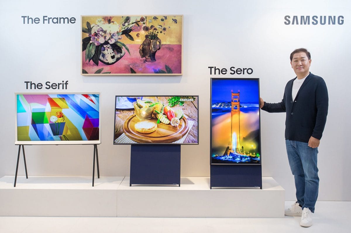 Samsung The Sero Televizyonlarını Tanıttı!